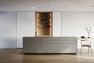 create a realistic 3d rendering for your kitchen design