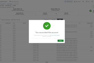be your senior quickbooks online and reconcilation dedicated VA