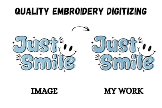 do embroidery digitizing for your images