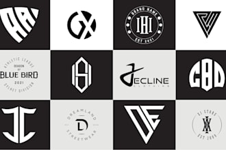 minimal urban personal streetwear branding clothing logo design