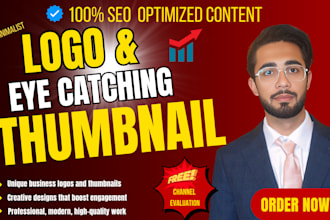 design a business logo and eye catching youtube thumbnail