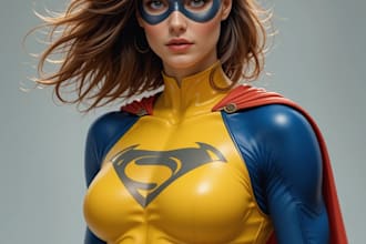 do a superhero character