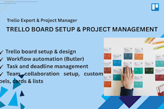 be your trello consultant for project management automation
