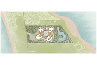 do 2d architectural masterplan,section,elevation rendering in photoshop