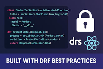create secure apis using django rest framework