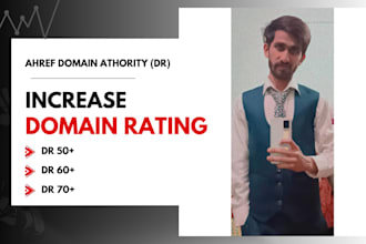 increase website domain rating ahrefs DR domain up to 70