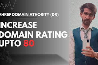 increase website domain rating ahrefs DR domain up to 80