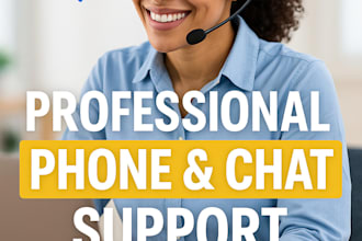 provide live chat support and customer service