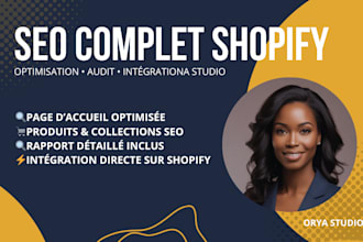 optimiser le SEO complet de votre boutique shopify accueil produits, collections