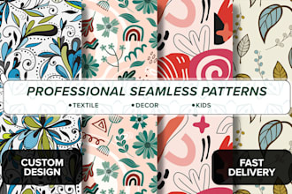 design unique floral botanical seamless pattern for fabric