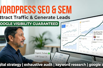 optimize wordpress for SEO, SEM and google ads