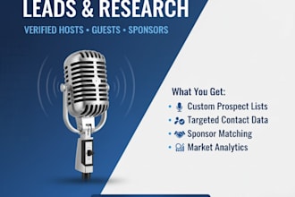 research podcast list for you to guest on