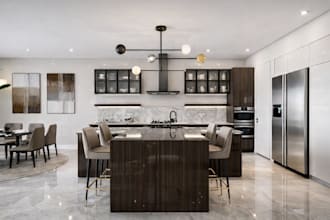 design a modern interior concept with realistic 3d render