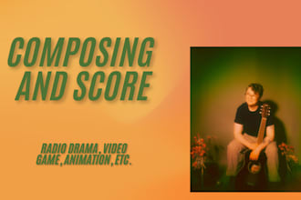 make a song for your animation, video game, radio drama, etc