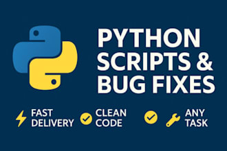build python ai automation, web scraping bot, web automation