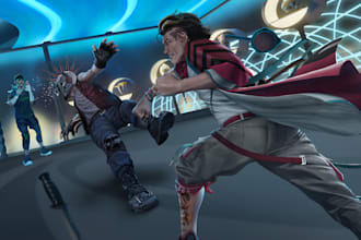 create freefire 3d animation story videos, character design and cinematic videos