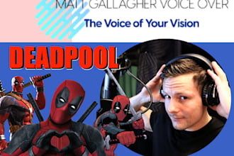record a deadpool impression