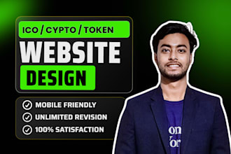 build cryptocurrency, ico, memecoin website or crypto landing page by wordpress
