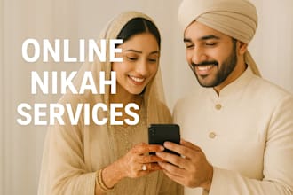conduct online nikah with witnesses and certificate