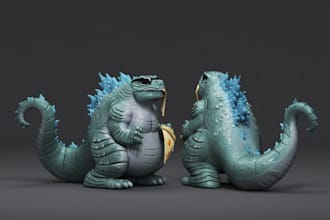 design 3d printable toy, kaiju vinyl toy,graffiti toy,kawii pet figurine stl,pvc