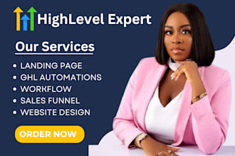 be your gohighlevel expert, do workflow, salesfunnel go high level a2p saas