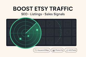 promote your etsy shop, increase traffic optimize listings for sales