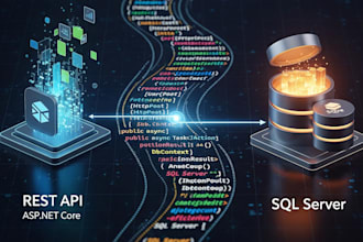 create rest apis with net core and sql server