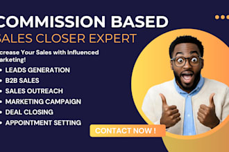 commission based sales closer sales representative online sales and salesperson