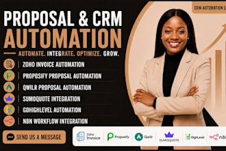 do zoho invoice proposify qwilr sumoquote proposal gohighlevel n8n integration