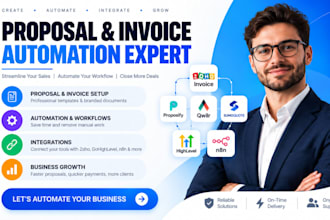 do zoho invoice proposify qwilr sumoquote proposal gohighlevel n8n integration