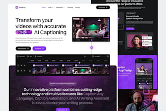 develop ai website, ai app, video generator app and website app video