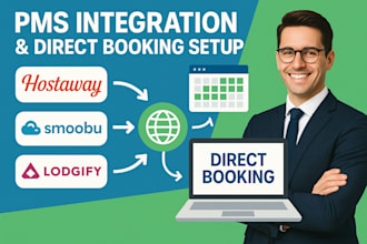integrate guests hostaway smoobu, central website, direct booking, lodgify