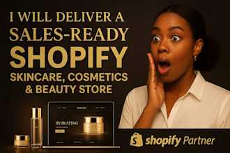 design skincare shopify website, redesign skincare shopify store, skincare store