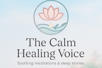deliver a soft calm healing voice for stress relief