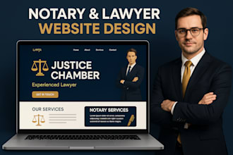 do notary website notary landing page signature website, lawyer justice chamber