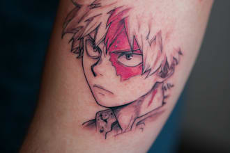 do manga anime tattoo design for you