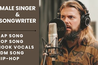 male singer custom song cover song parody singer theme song, session singer