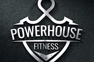 design a powerful fitness logo for your brand