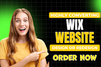 do wix website design, redesign business wix website, website development