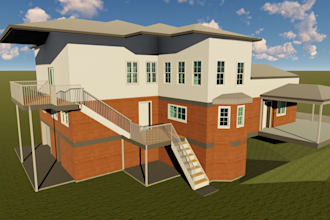 provide architecture and structure revit modeling services
