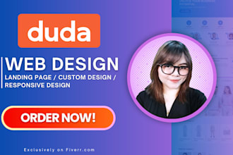 build a website using duda website builder