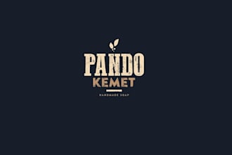 design hand crafted soap brand company logo