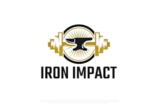design iron strength coaching logo
