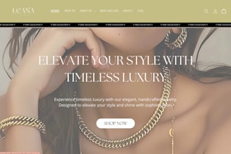 create jewelry shopify store shopify jewelry store design fashion store