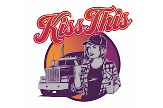 do modern professional custom transportation logo