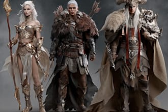 make a fantasy character art fantasy character