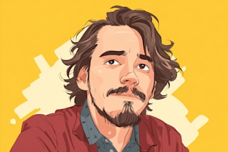 make cartoonist picture portrait comic, cartoon