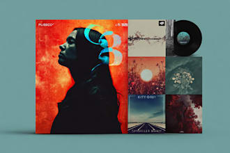 design album cover or single cover art
