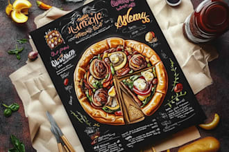 do good design for your food poster product