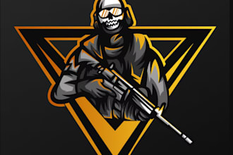 design a professional counter strike gaming logo